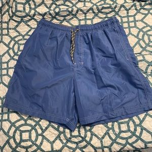 Large blue Croft & Barrow swim trunks